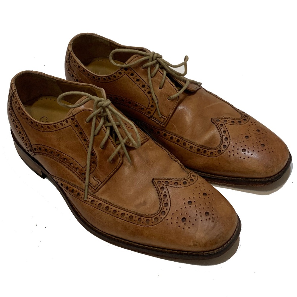 8 / Cole HaanClassic Brown Leather Men's Brogues shoes